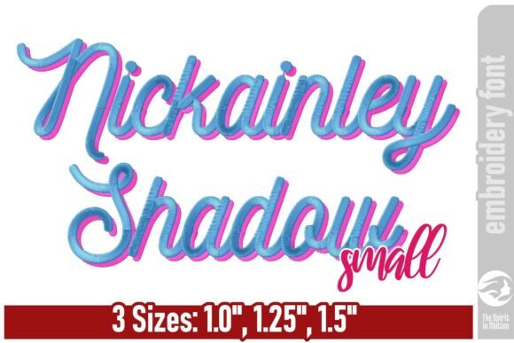 A Designer's Review of Nickainley Shadow Embroidery Font