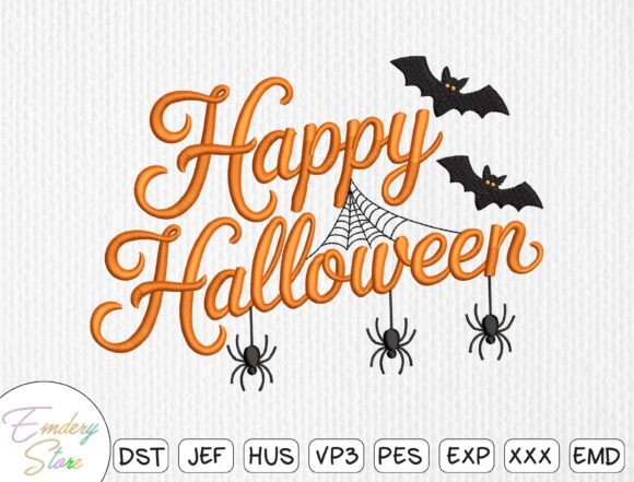 A Designer's Take: Embroidering the 'Happy Halloween' Sweatshirt