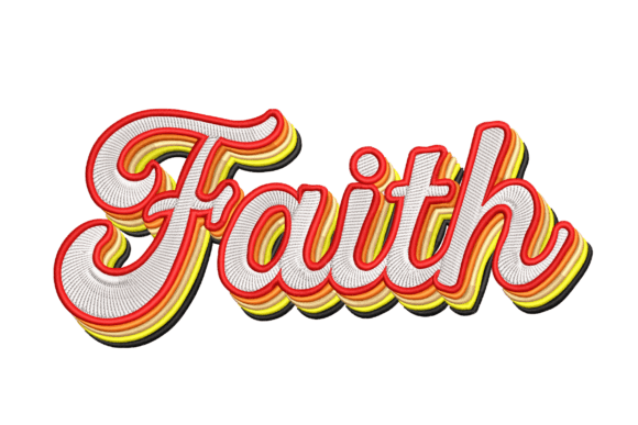 A Real Designer's Take on the Faith Retro Embroidery File