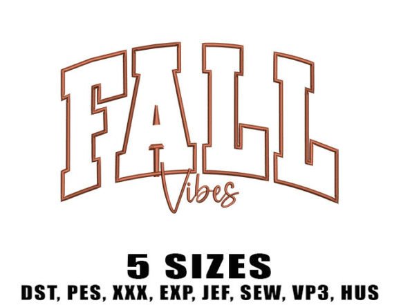 A Vintage Fall Embroidery Design for Crafters