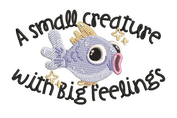 Adorable Small Creature for Business Embroidery