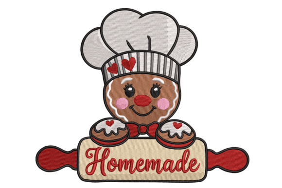An Honest Review of the Homemade Gingerbread Chef Embroidery Design