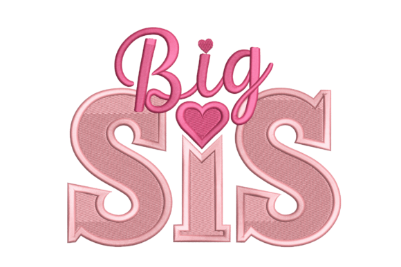 Big Sis Heart Appliqué: A Design Review for Crafters