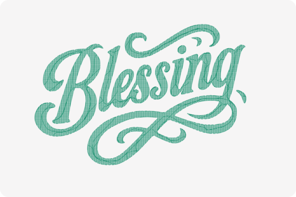 Blessing Script Lettering: A Review for Seasonal Products