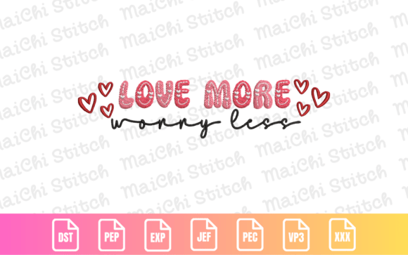 Charming Valentine Quote Embroidery Design