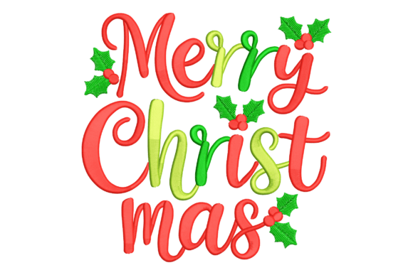 Cheerful Merry Christmas Text for Boutique Sweatshirts