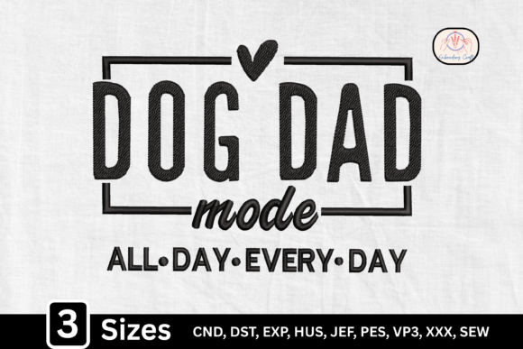 Dog Dad Mode Embroidery: A Craft Fair Star