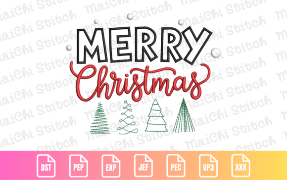 Holiday Trees Outline Embroidery Design Review