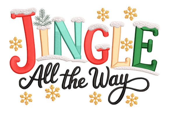 Jingle All the Way Snow: A Seller's Holiday Embroidery Review