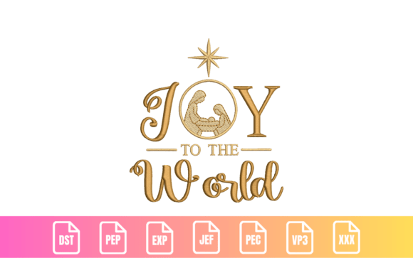 Joy to the World Nativity Embroidery Design Review