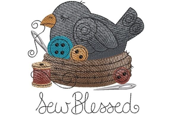 Sew Blessed Crow Embroidery: A Designer's Perspective