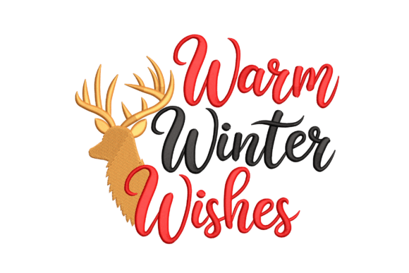 Warm Winter Wishes: A Rustic Embroidery Delight